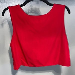 Red Crop Top